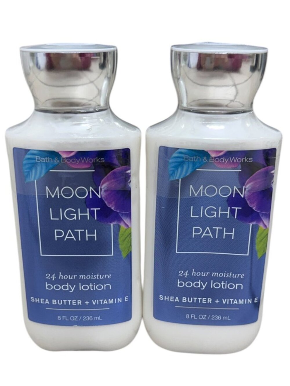 NWOT Set of 2 Bath And Body Works MOONLIGHT PATH Body Lotion 8 FL OZ SEALED